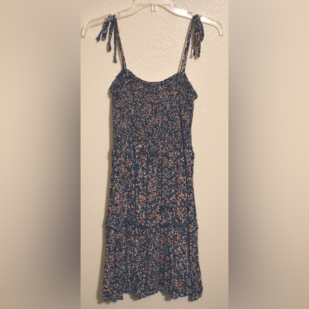 Flowy Black Floral Dres